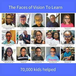 Celebrating the Faces of Vision To Learn