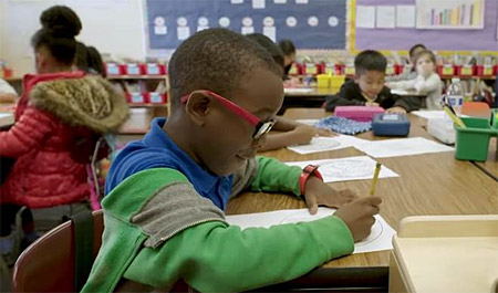 Children perform better in school when they have the glasses they need.