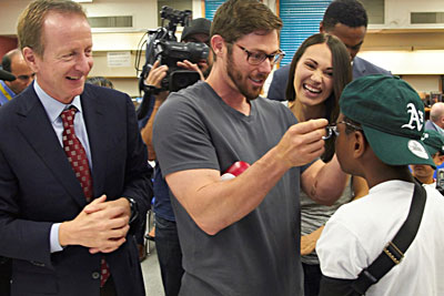 Oakland A's giving free glasses to kids