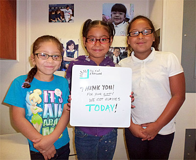 A successful summer bringing glasses to kids